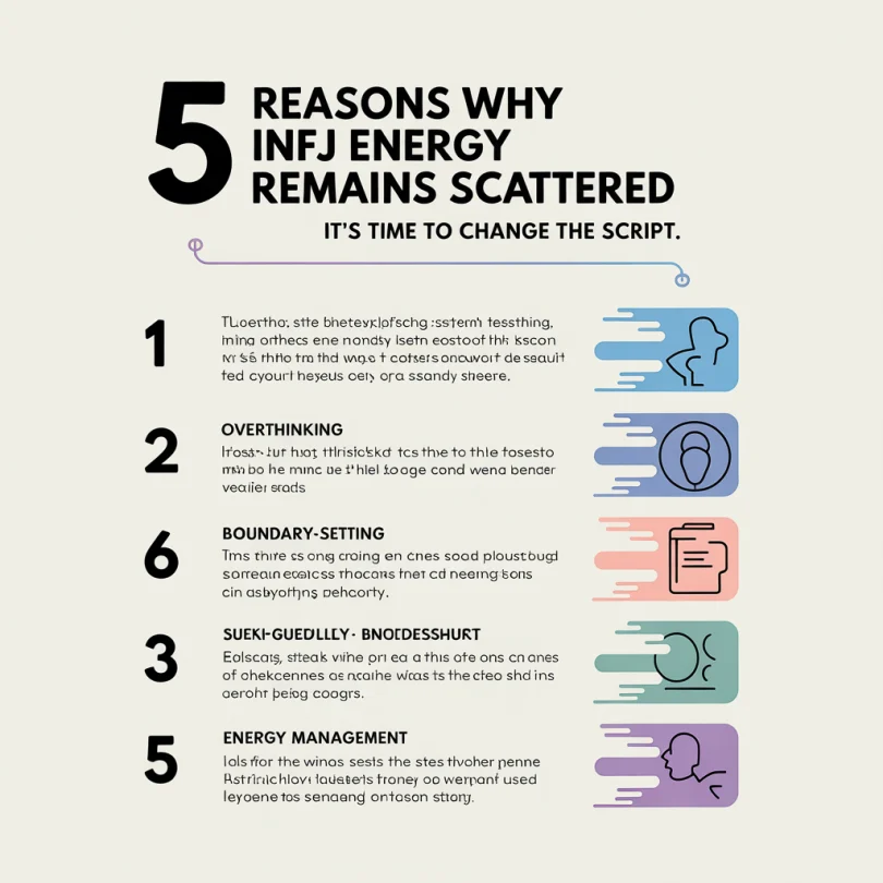 5 REASONS WHY INFJ ENERGY REMAINS SCATTERED (It's time to change the script)